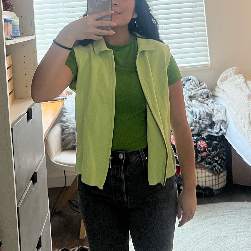 Vintage green vest